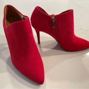 Jessica Simpson Sexy Red Averna Ankle Booties. Size 7. New, never worn.